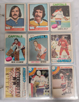 1974 - 2021 Washington Capitals NHL Hockey Trading Card Singles , 201 Cards No Doubles