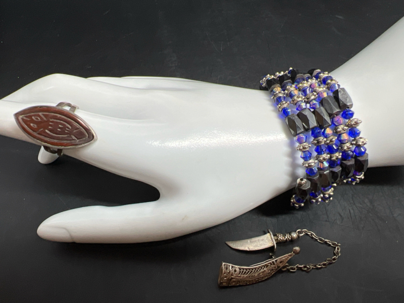 Dagger and Sheath Brooch Ring and Bracelet