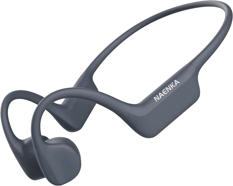 NAENKA Runner NEO Bone Conduction Headphones, Open Ear Headphones with Bluetooth 5.2, Built-in Dual Mic, Wireless Charging, IP66 Waterproof