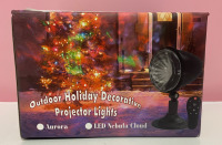 Outdoor holiday decorative projector lights