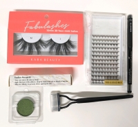 New False Eyelashes, Extensions, Eyeliner, Eyeshadow +