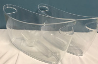 2 17&rdquo;x7&rdquo; Ice tubs with Scoops