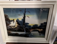 Reverse Painting On Glass