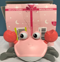 Baby Girl Toys Tummy Time: Pink Crawling Crab