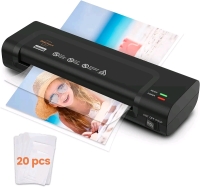 New - VidaTeco 9" Laminator Machine , Thermal & Cold Laminator w/20 Laminating Sheet