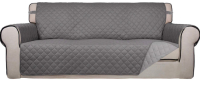 PureFit Reversible Quilted Sofa Cover, Water Resistant Slipcover Furniture Protector