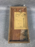 3 Part Wooden Welcome Sign