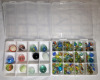 Assorted Marble Lot in Cases , Large and Small