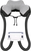 New Smart Phone Holder with Shoulder Frame and Pillow. Hands free for ease of use. - 2