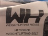 New WL House Weightlifting Belt - MED - 5