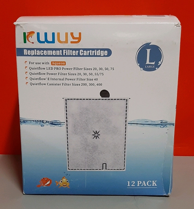 New Replacement Filter Cartridge for Aqueon 12 per pack Size L