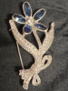 Vintage Rhinestone Brooches Shoe Clips - 4