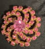 Vintage Rhinestone Brooches Shoe Clips - 5