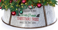 KIBAGA Farmhouse Christmas Tree Collar