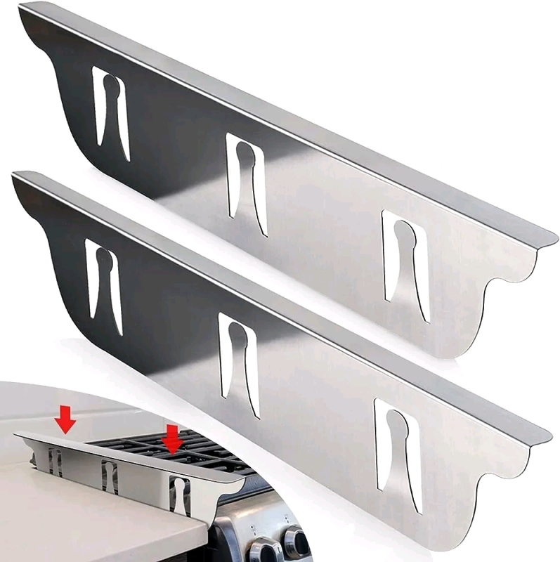 New - KosyLand Stove Guard, Stainless Steel Stove Gap Covers, Heat Resistant & Easy to Clean