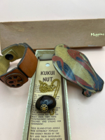 Statement Jewelry Enamel Brooch kUKUI Necklace Leather Bracelet