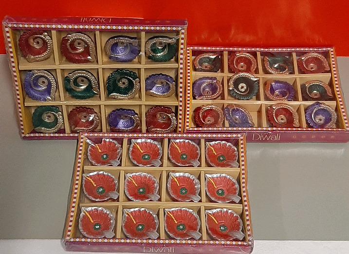 New 3 Packages of Diwali Oil Lamps