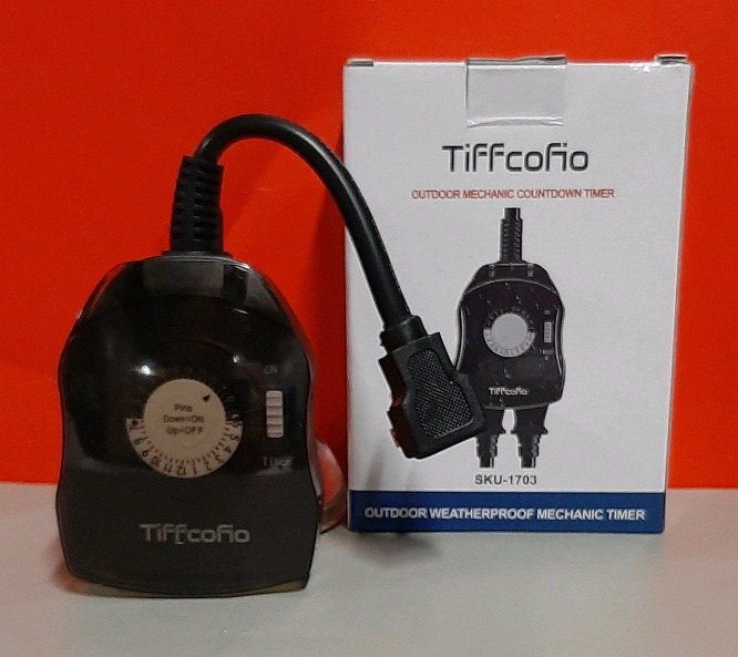 New Tiffcofio Outdoor Weatherproof Mechanic Timer