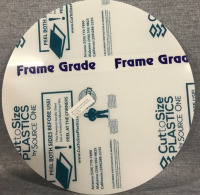 Plastic Circle Disc Round Acrylic Sheet 18&rdquo;x18&rdquo;