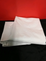 2 New White Curtains - 48 by 96"