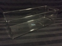 New Clear Plastic Bin