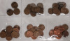 1937 - 2012 Canadian One Cent Penny Lot . 77 Pennies , Consecutive Years - 2