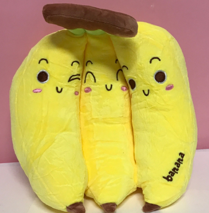 Soft Plush Bananas 8”x9”