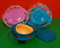 New 3 Gyro Baby Dishes. Stock Photo used