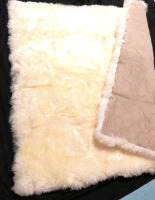 New Woolous Sheepskin Rug 78 by 78" Square