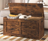 NEW Hzuaneri Wooden Storage Bench