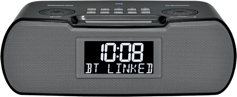 New RCR 20 AM Bluetooth AUX in Digital Tuning Clock Radio Powers Up