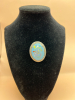 Two fabulous MCM Blue Brooches Enamel and Lucite - 3
