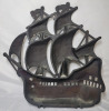 Florentine Lamps Co. Cast Iron Sailing Ship Home Decor Mantle / Shelf Art - 2