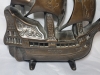 Florentine Lamps Co. Cast Iron Sailing Ship Home Decor Mantle / Shelf Art - 3