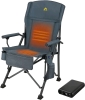 New - KINGS TREK Camping Chair Heated with Battery Pack .