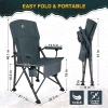 New - KINGS TREK Camping Chair Heated with Battery Pack . - 2