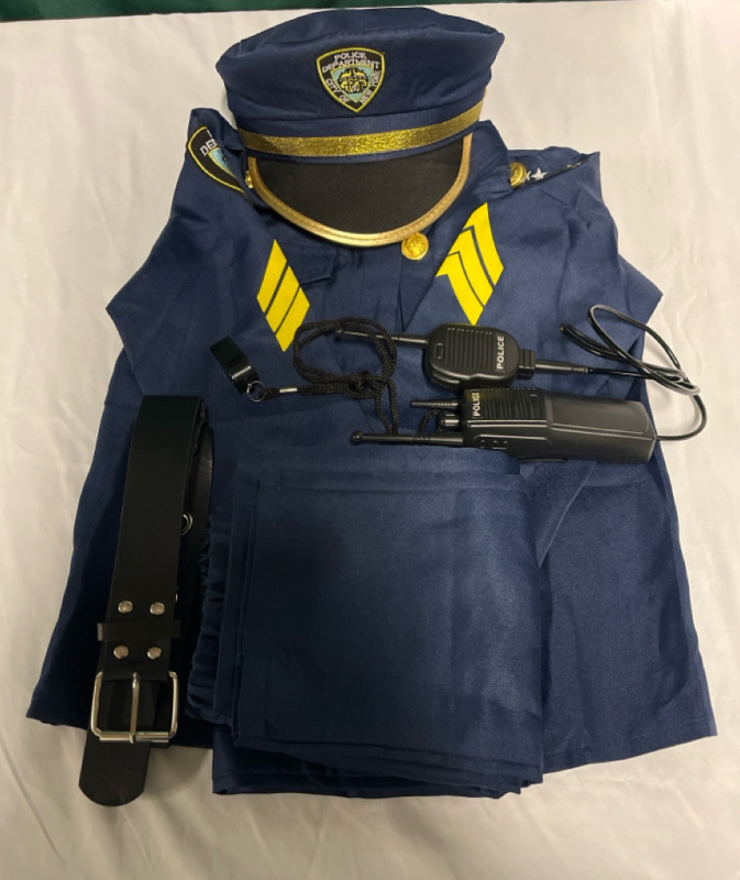 Children’s Size Small Police Officer Costume