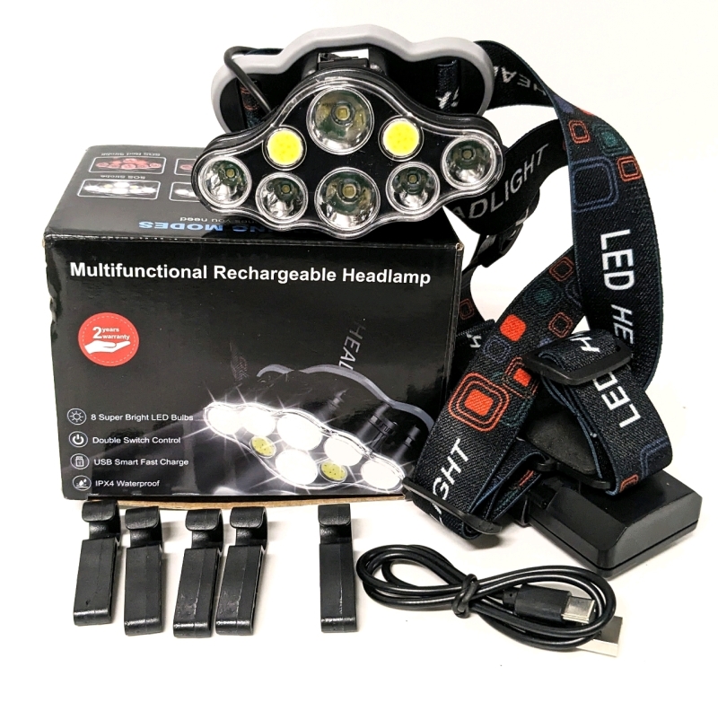 New Multifunctional Rechargeable Headlamp