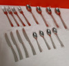 New 16 Piece Stainless Steel Cutlery Set and 1 Baby Reveal Tablecloth or Banner