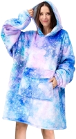 New Oversized Blanket Hoodie for Adults - Galaxy