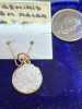 Four Carved Pearl Pendants in Velvet Box - 4