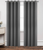 New JoyDeco Grey Thermal Insualted Blackout Curtain