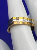 Statement Hoop Earrings 3 tone Spinner Ring - 2