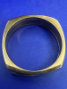 Statement Hoop Earrings 3 tone Spinner Ring - 3