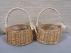 2 New Decorative Baskets with Bows - 2