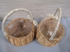 2 New Decorative Baskets with Bows - 4