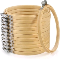 New CAYDO 12-Pack 5" Embroidery Hoops