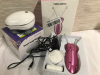 Like New Smart Scalp Massager working & Threading Hair Remover untested