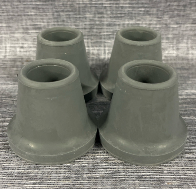 4 Replacement 7/8 Grey Rubber Feet