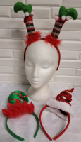 New - Light-Up Christmas Head Bands , Set of 3 . Working